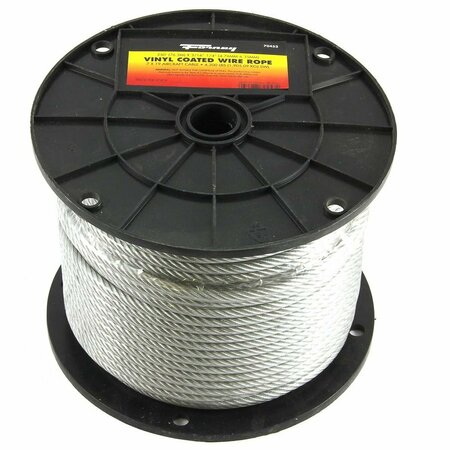 FORNEY Vinyl Coated Wire Rope  3/16 in - 1/4 in x 250ft 70453